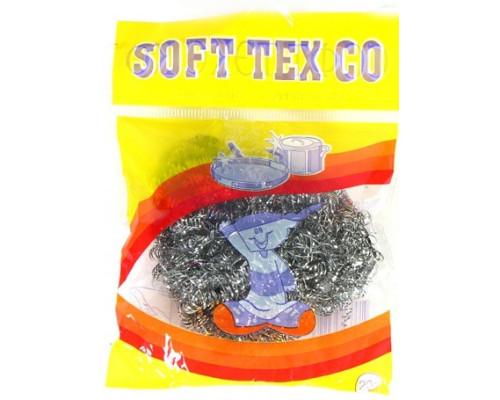 Губка металлическая на блистере SOFT TEX 12 купить в Магнитогорске в Упакофф