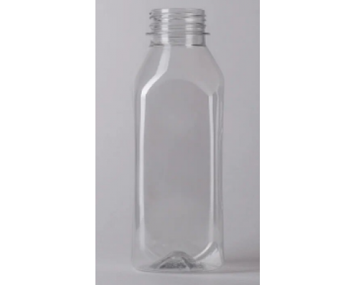 ПЭТ бутылка 0,45л (уп 100) горло 38мм квадр купить в Магнитогорске в Упакофф