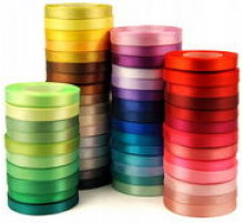 Лента атласная 10мм 25м в ассортименте