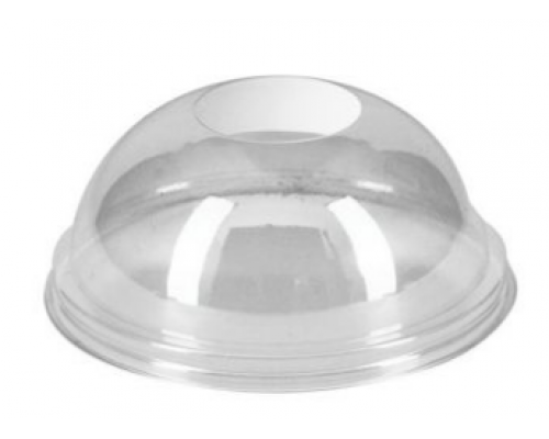 Крышка купольная с отверстием д95 для стакана СтПласт (уп 50/1000) шейкер купить в Магнитогорске в Упакофф