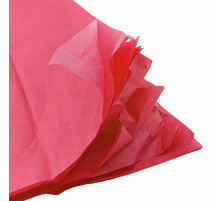 Бумага тишью 50*66см красный 10шт