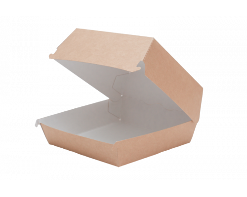 Коробка для гамбургера ECO BURGER ХL 130х130х110мм (уп150) купить в Магнитогорске в Упакофф