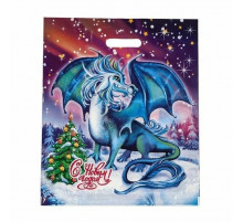 Пакет с вырубной ручкой 40*46 45мкм НГ В АССОРТИМЕНТЕ (50/500)