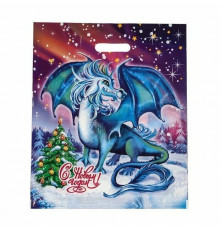 Пакет с вырубной ручкой 40*46 45мкм НГ В АССОРТИМЕНТЕ (50/500)