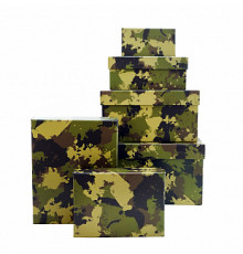 Коробка подарочная 17*13*7 Камуфляж Милитари Браво