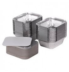 Контейнер алюминиевый с крышкой 218x156 h38 880мл