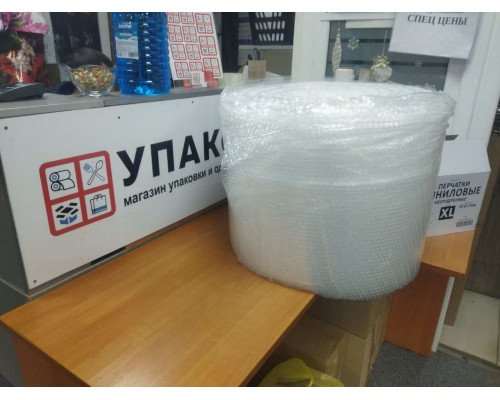 Пленка ВП. Воздушно-пузырчатая пленка 2-х слойная 500мм 100м 2сл 35гр эконом