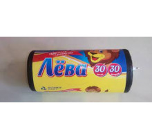 Мешок для мусора ПВД 30л 30шт Лева (уп 50рул)