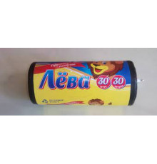 Мешок для мусора ПВД 30л 30шт Лева (уп 50рул)