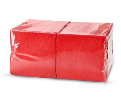 Салфетки бумажные 24*24см 400шт красные купить в Магнитогорске в Упакофф