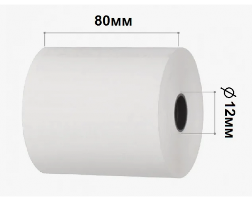 Чековая лента 80*45*12 45м купить в Магнитогорске в Упакофф