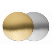 Подложка для торта 0,8 золото d220мм