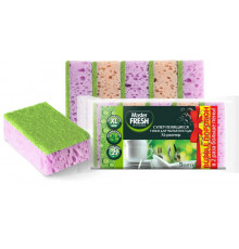 Губка для посуды MASTER FRESH XL 100*70*33 (уп5шт)