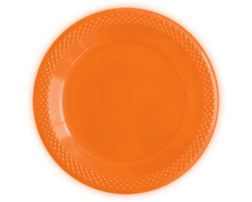 Тарелка пластиковая 150мм Делюкс оранжевые (уп10шт) SEMPERTEX S.A. купить в Магнитогорске в Упакофф