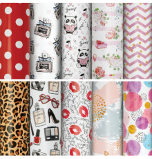 Бумага упаковочная 70*100см Золотая сказка FOR WOMEN ассорти