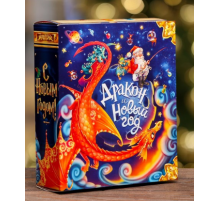 Коробка НГ Книга с Драконом 190*65*220 900гр (уп180)