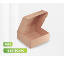 Коробка картонная самосборная 185*130*40мм СП ЧЛБ