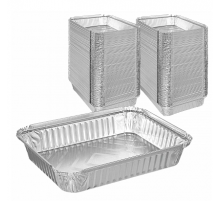 Контейнер алюминиевый с крышкой 229*180*35 1125мл