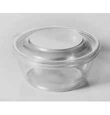 Миска ПР-МС 500мл 144мм ДНО+КРЫШКА Протэк черная (кор540шт)