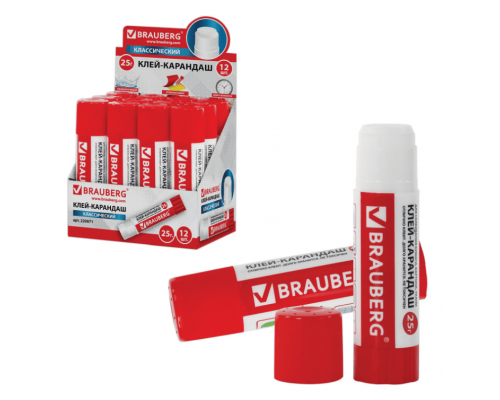 Клей-карандаш BRAUBERG 25г Клей-карандаш BRAUBERG 25г
