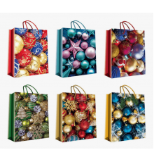 Пакет подарочный бумажный 17,5*11,5*5 НОВЫЙ ГОД НГ рисунок в ассортименте