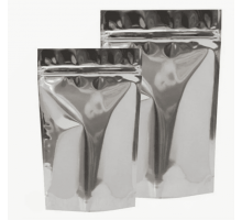 Пакет дой-пак 200*200мм металлизированный без окна зип-лок застежка