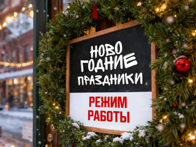 График работы в новогодние праздники
