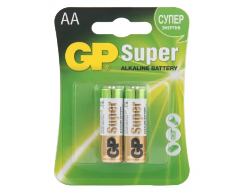 Батарейка GP Super Alkaline AALR6 2шт в упак