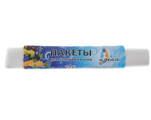 Пакеты для заморозки ИДЕАЛ 3л 25*32 рулон 30шт (уп80)
