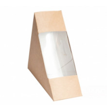 Контейнер ECO SANDWICH 40 с окном Сендвич 130*130*40 (уп50/кор600)