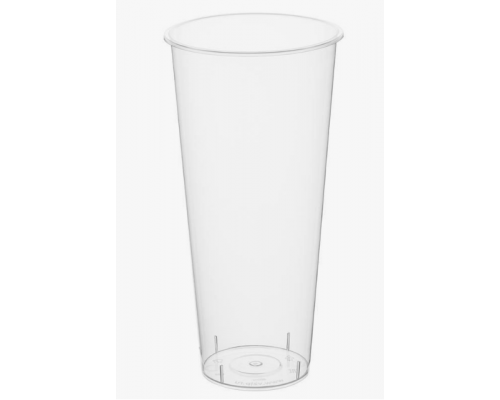 Стакан 610/655мл BUBBLE CUP прозрачный глянцевый (25шт/20уп)